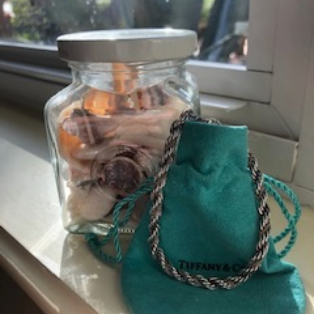 Sterling Silver 18k Gold Twisted Rope Bracelet